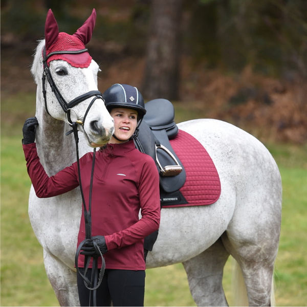 Weatherbeeta Prime Dressage Saddle Pad 1000745 - Maroon